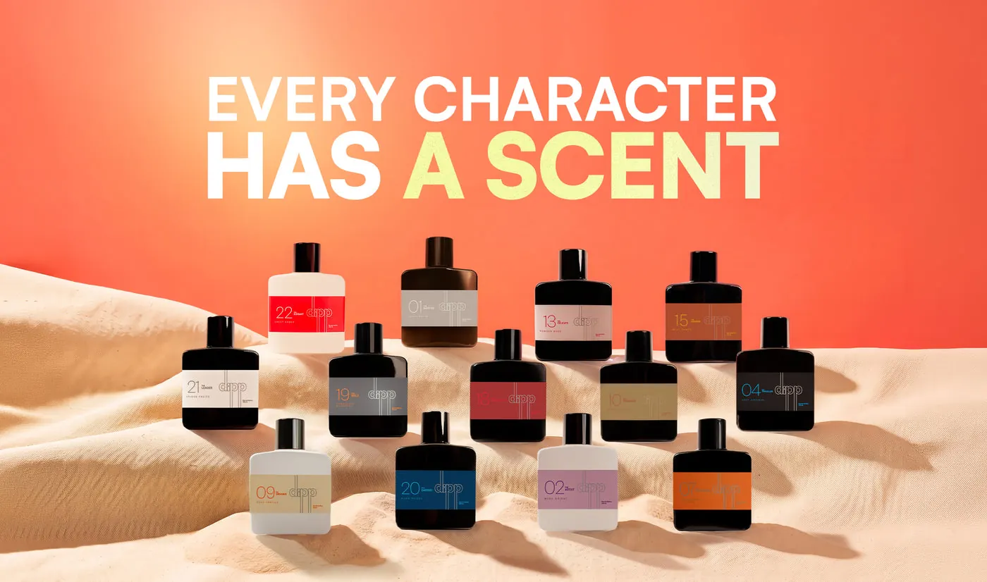Every character has a scent: the Dipp perfumes