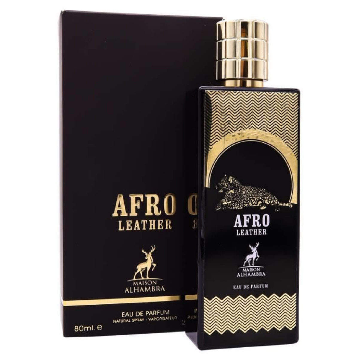 Maison Alhambra Afro Leather For Him EDP 80ml - Image 2