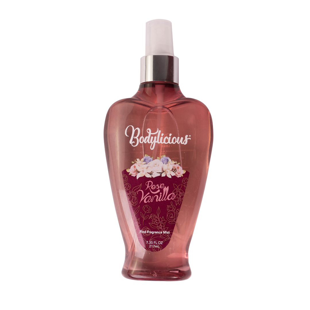 217ml1.png Bodylicious Fine Fragrance Mist Rose Vanilla 217ml - Image 1