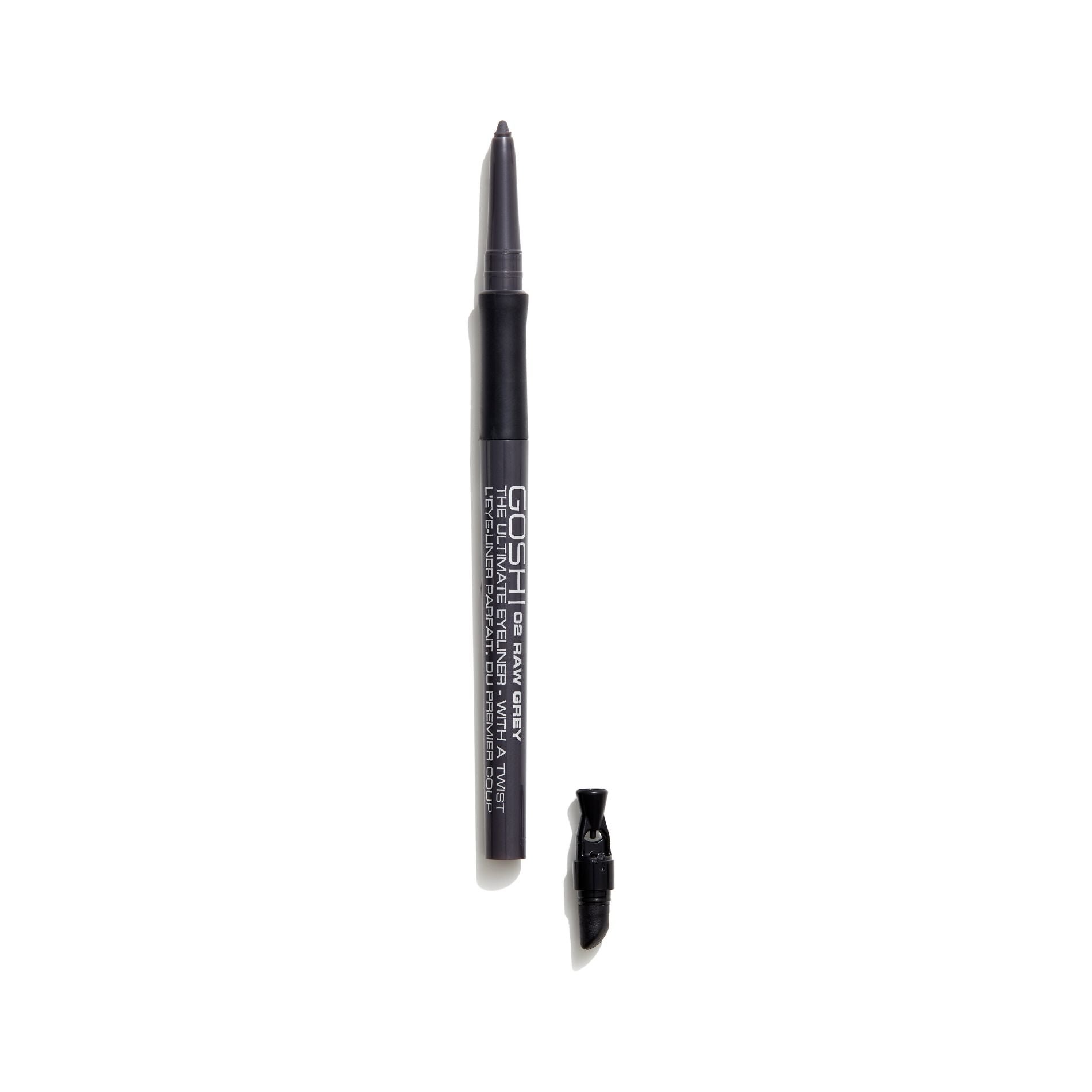 5701278518024.jpg Gosh The Ultimate Eyeliner With A Twist 02 Raw Grey - Image 1