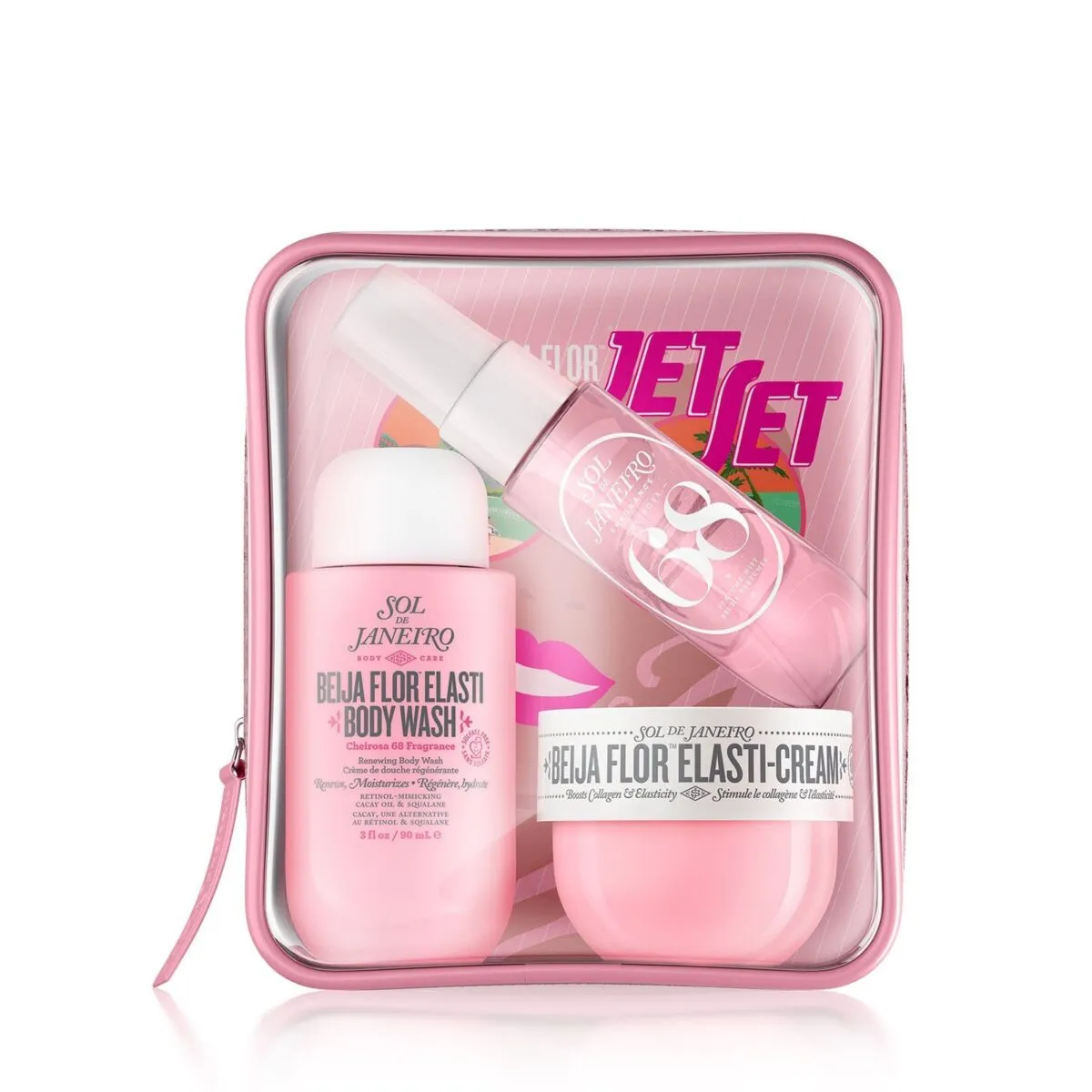 Sol de Janeiro Beija Flor Jet Cheirosa 68 30ml + Elasti Cream 50ml + Body Wash 90ml