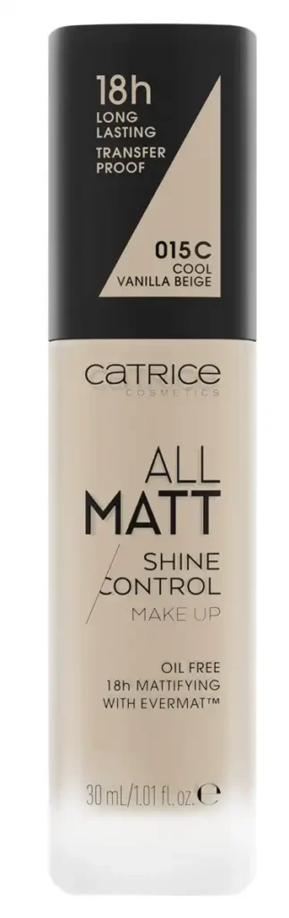 Catrice Foundation All Matt Shine Control 015C Cool Vanilla Beige