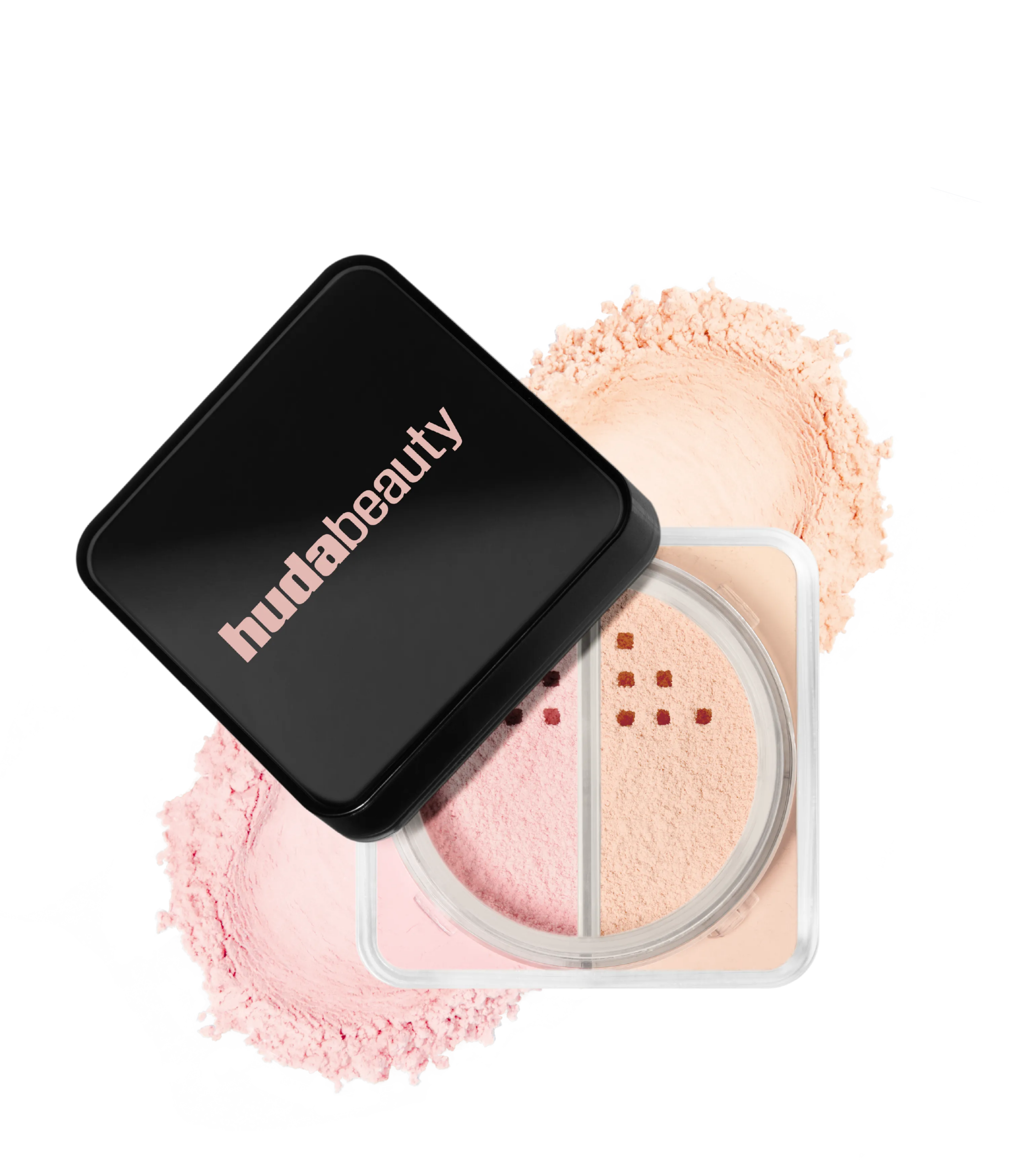 EASY-BAKE-DUO_PDP_PACKSHOTS_FINAL_CHERRY-PEACH_6dcb7814-47b8-425a-ba12-a5a6b0e40b67.png Huda Beauty Easy Bake Duo Loose Powder Cherry Peach - Image 1