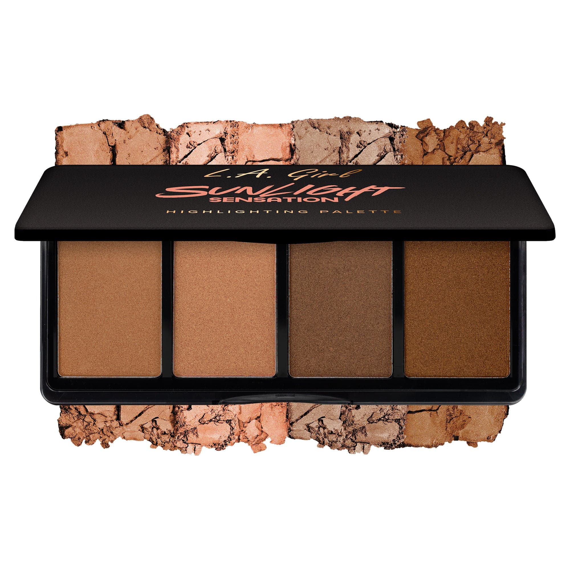 GBL427_prod_img.jpg L.A Girl Fanatic Highlighter Palette GBL427 Sunlight Sensation - Image 1