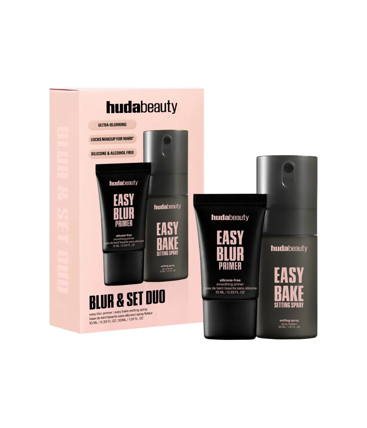 Huda Beauty Blur And Set Duo Easy Blur Primer & Easy Peak Setting Spray