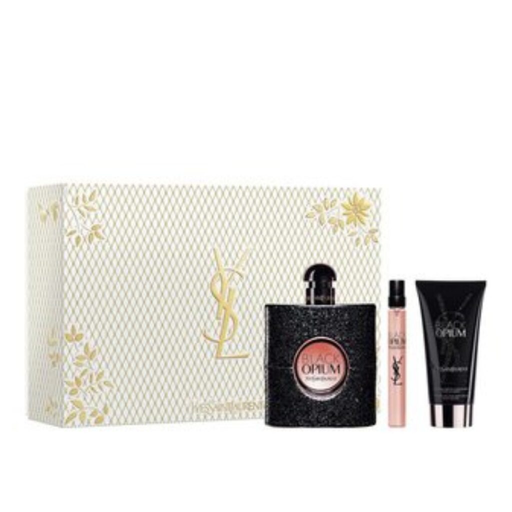 YSL Black Opium For Her EDP 90ml + 10ml + Body Lotion 50ml Set