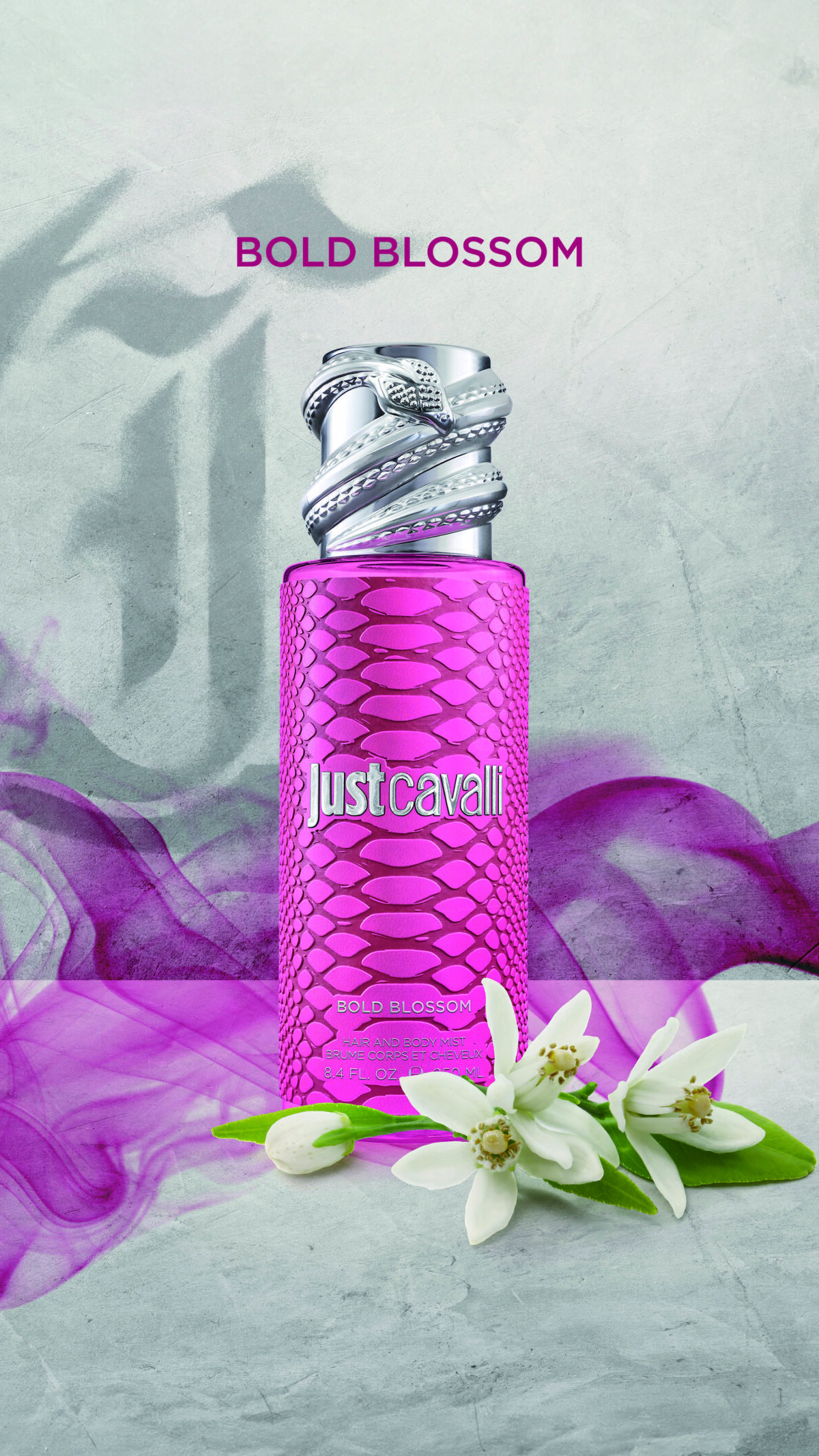 Roberto Cavalli Just Cavalli Bold Blossom (w) 250ML Hair & Body Mist - Image 2