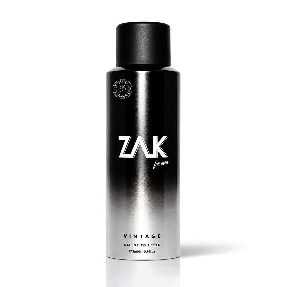 ZAK Long Lasting Premium Fragrance For Men Vintage 175ml