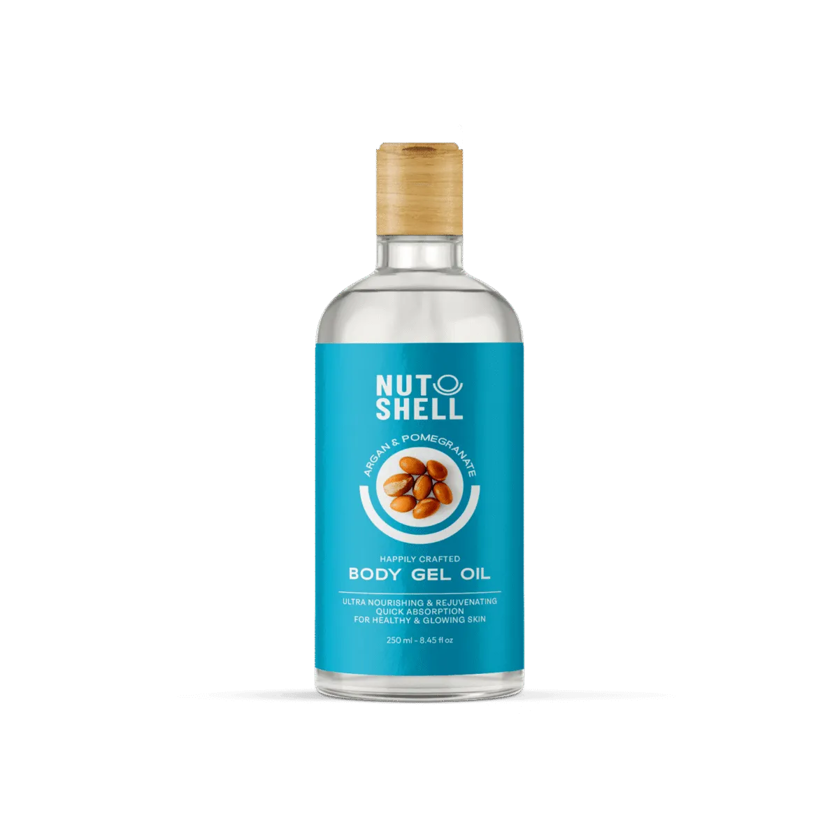 Nutshell Happily Crafted Argan & Pomegranate Body Gel Oil