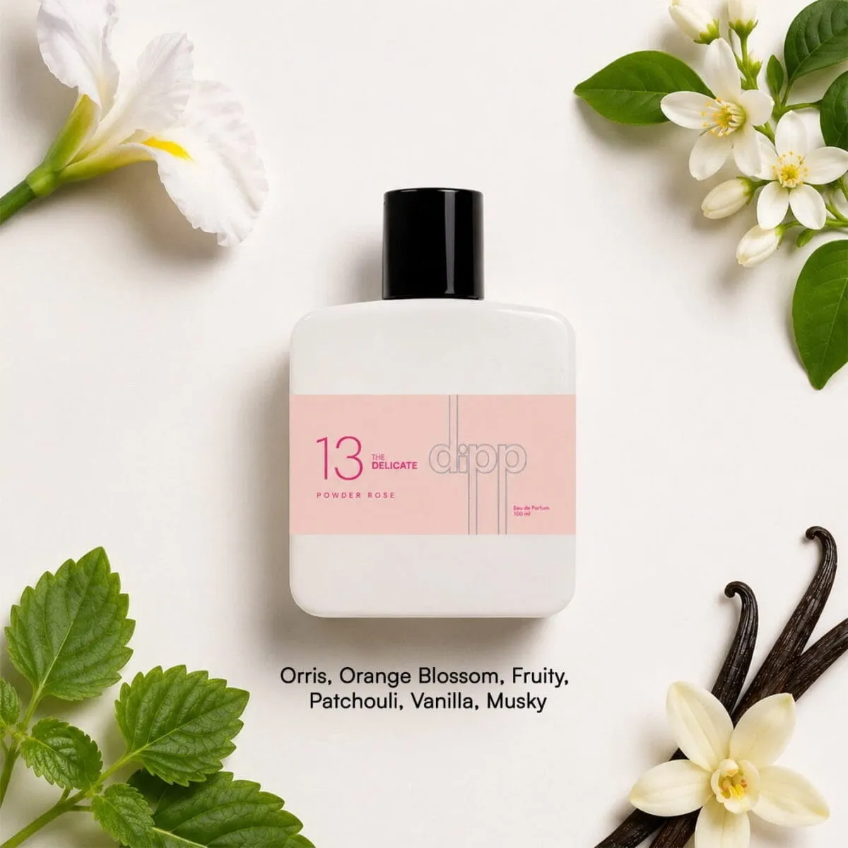 DIPP The Delicate 13 Powder Rose EDP 100ml