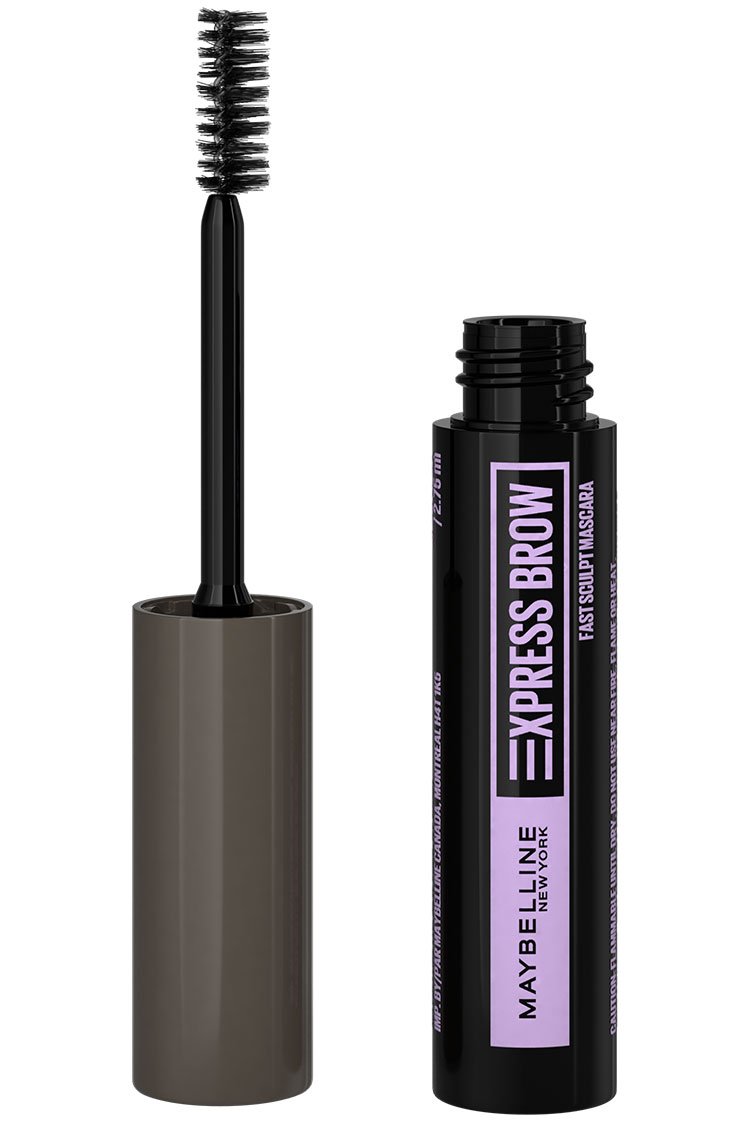 maybelline-express-brow-fast-sculpt-257-medium-brown-o.jpg Maybelline Brow Fast Sculpt Eyebrow Mascara 04 Medium Brown - Image 1