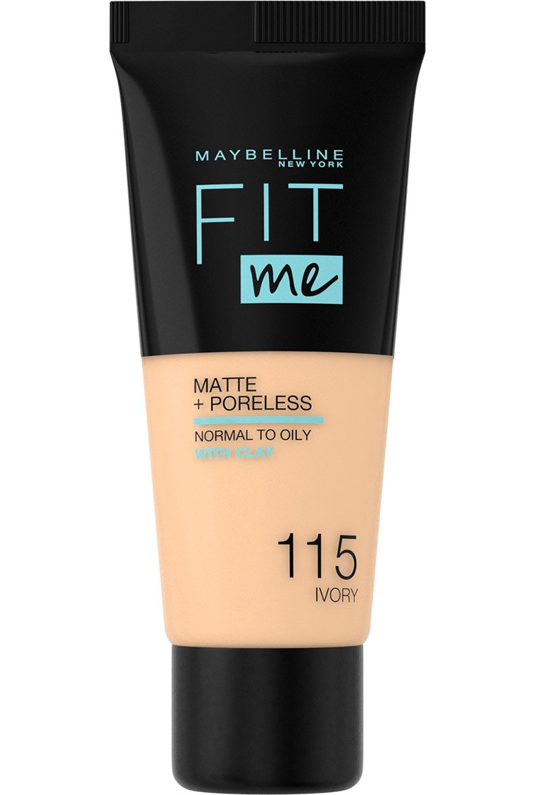maybelline-fit-me-matte-poreless-eu-115-ivory-03600531324933-primary.jpg Maybelline Fit Me Matte + Poreless Liquid Foundation 115 Ivory - Image 1