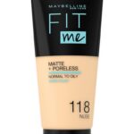Maybelline Fit ME Matte + Poreless Liquid Foundation 118 Nude