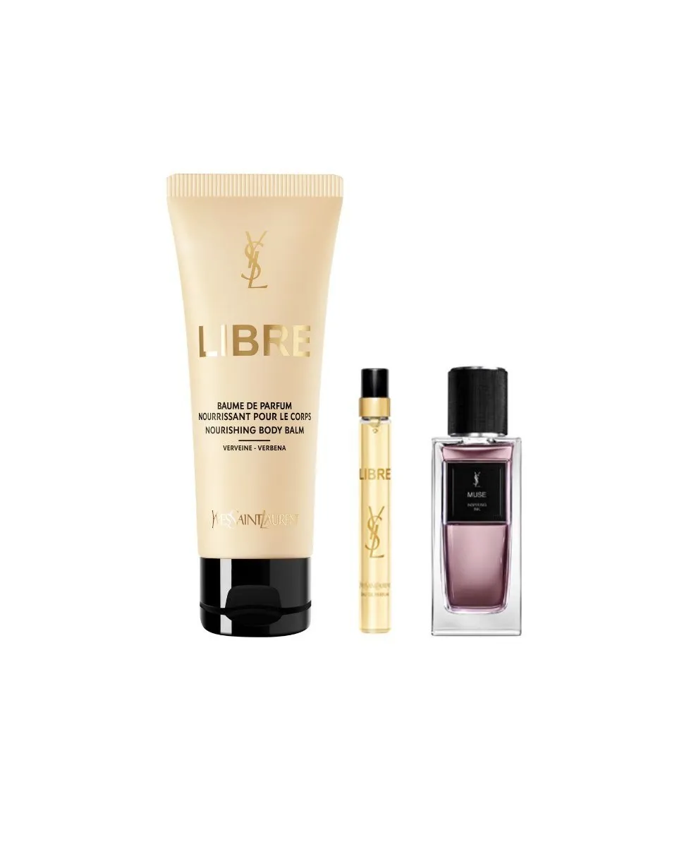 Libre For Her EDP 90ml + Libre Body Balm 50ml+ Muse Inspring 7.5 Ml