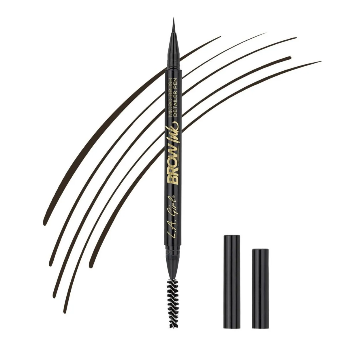 Brow Ink Micro Brush Detailer Pen GBP346 Dark Brown