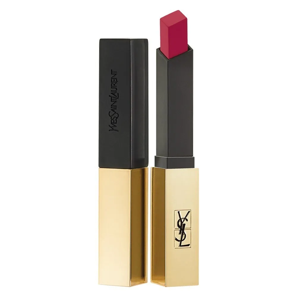 Rouge Pur Couture The Slim Leather Matte Lipstick 27 Conflicting Crimson